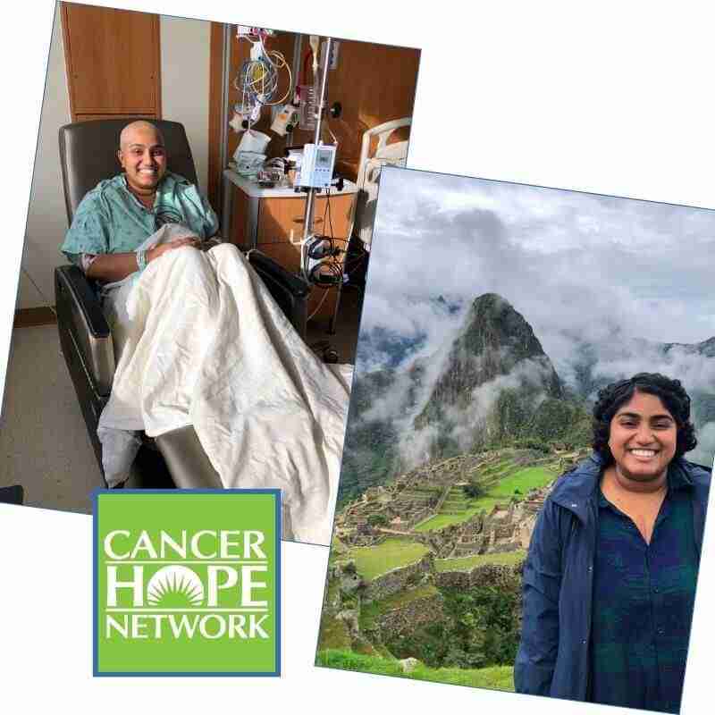 Cancer survivor and CHN volunteer Mauna: then and now