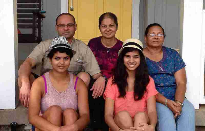 Rodney, Vera and family.